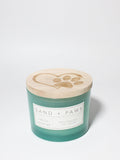 Cozy Sand + Paws Fresh Jasmine 12 oz scented candle