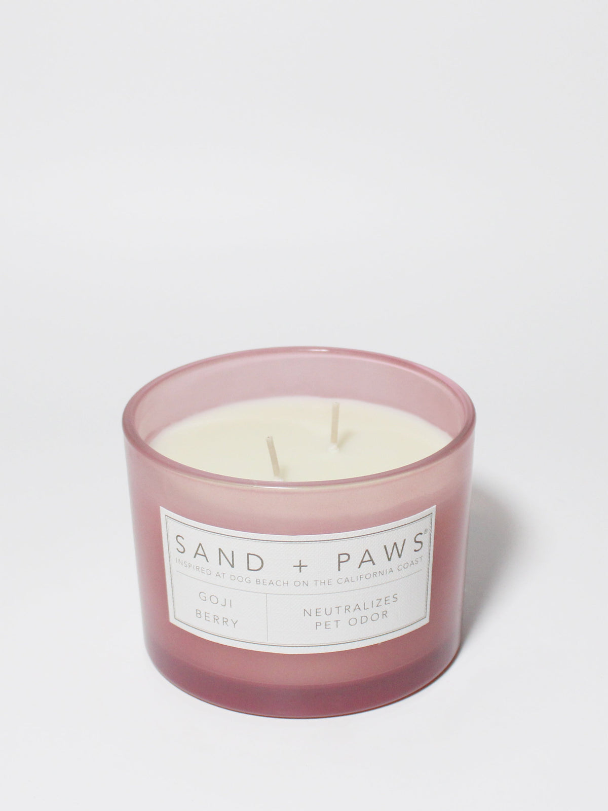 Cozy Sand + Paws Goji Berry 12 oz scented candle