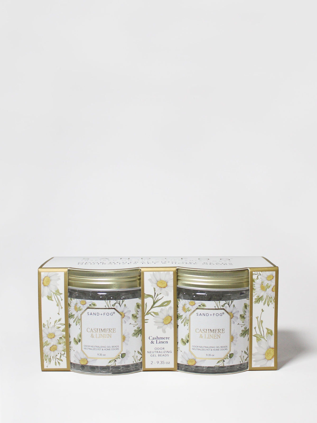 Elegant Cashmere & Linen 9.35 oz Gel Scent Beads Pack of 2