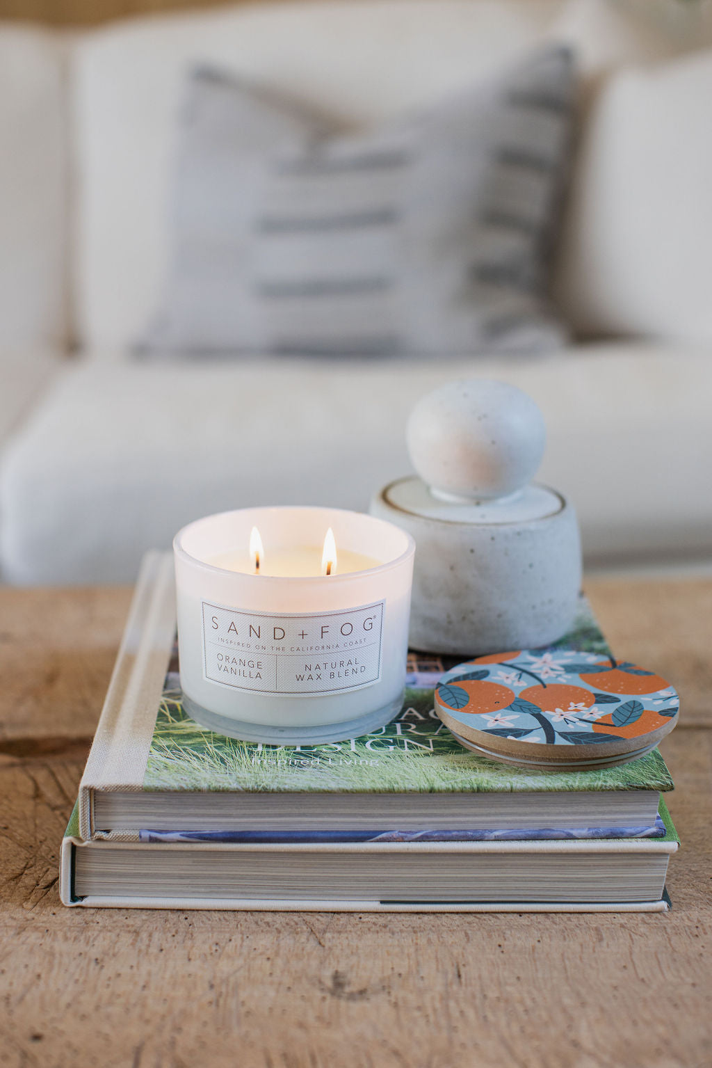 Cozy Orange Vanilla 12 oz scented candle