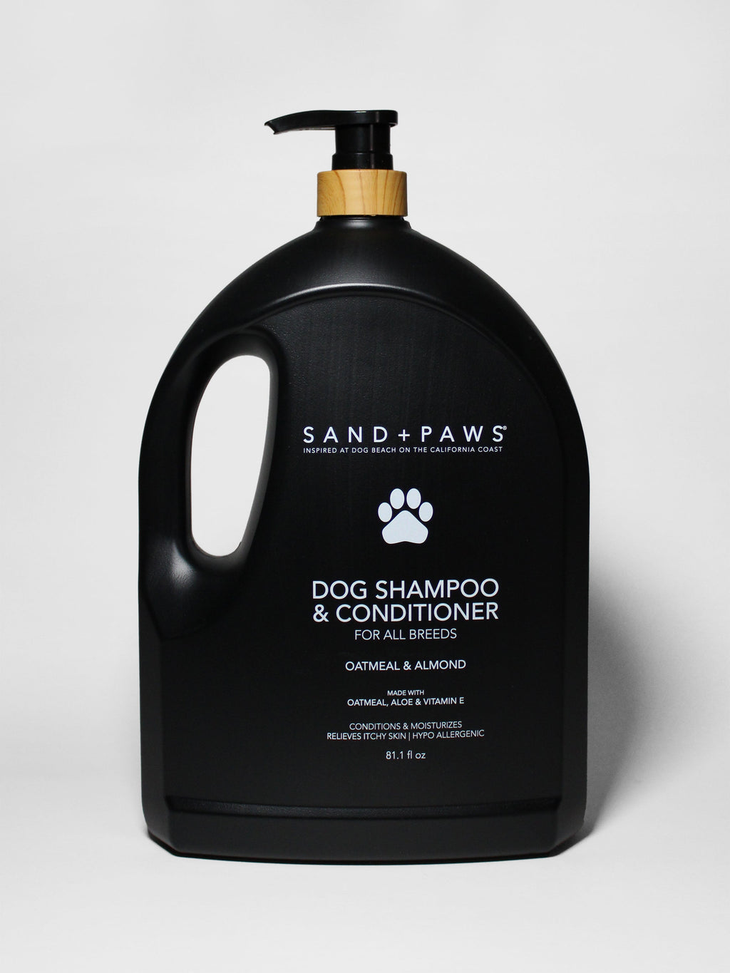 Elegant Sand + Paws Pet Shampoo & Conditioner - Oatmeal & Almond