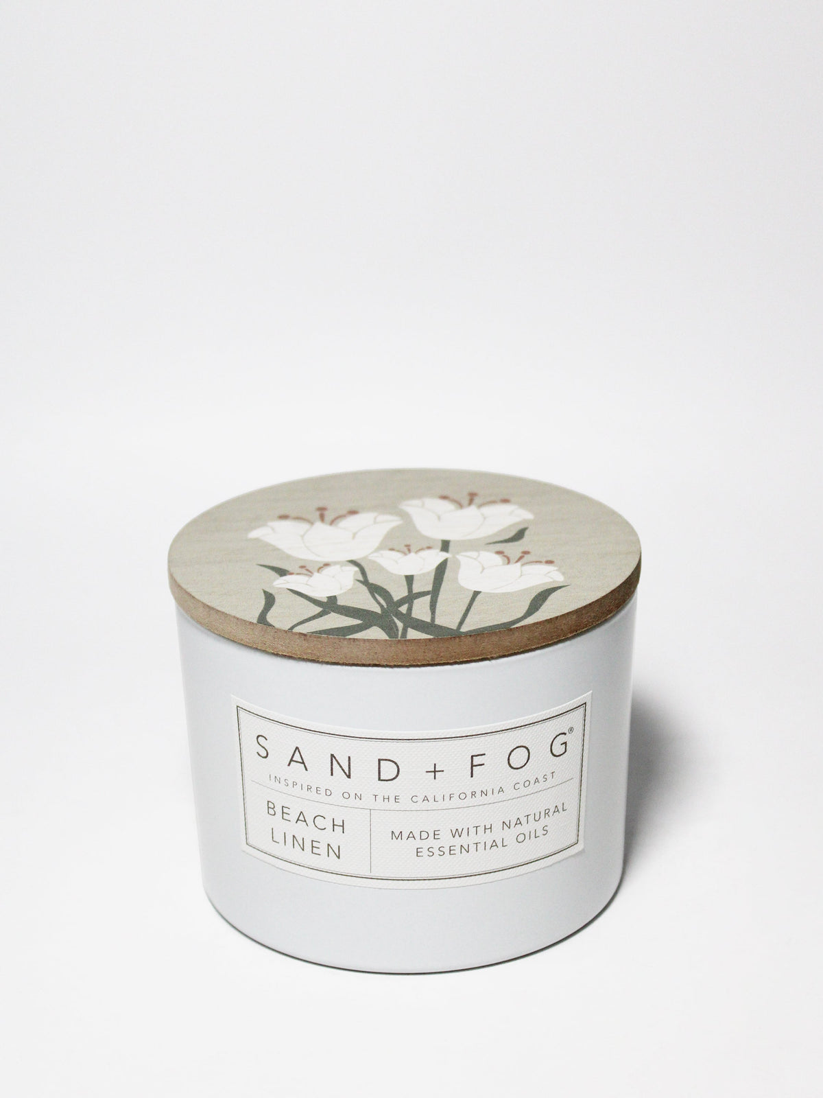 Cozy Beach Linen 12 oz scented candle