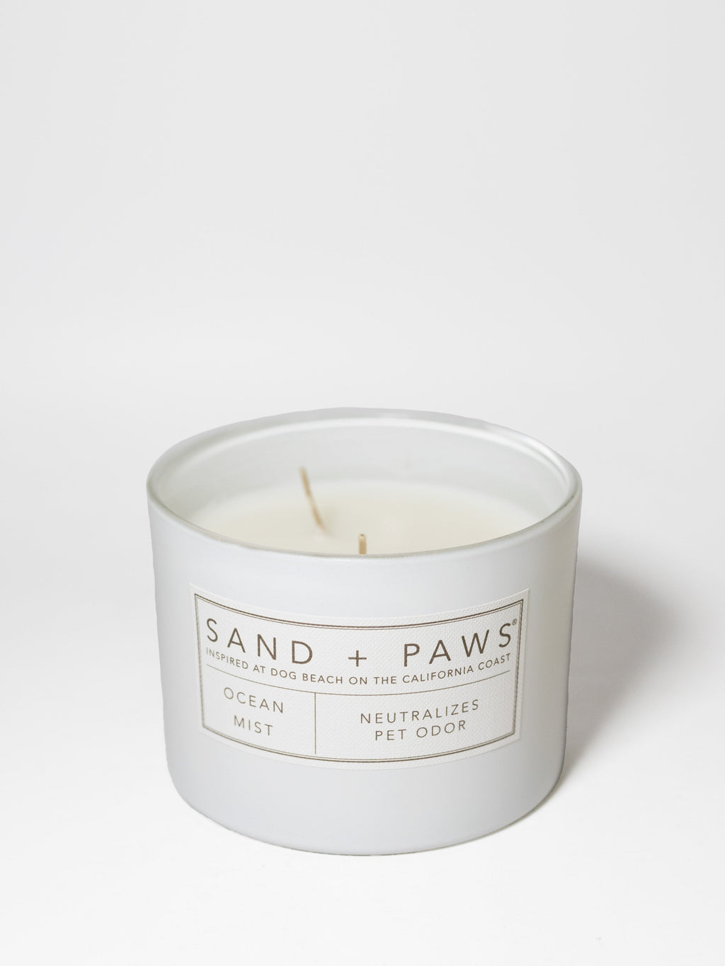 Cozy Sand + Paws Ocean Mist 12 oz scented candle