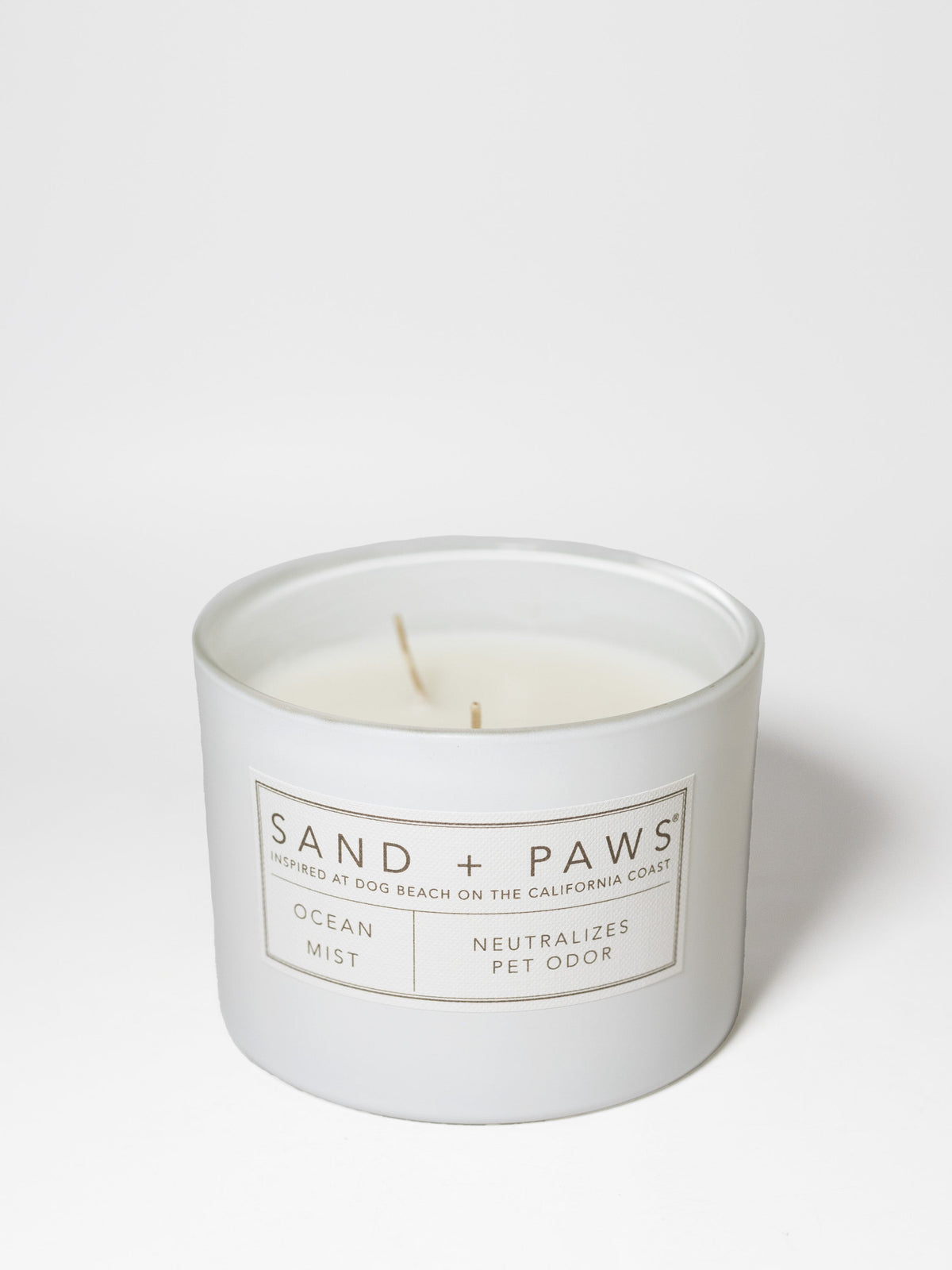 Cozy Sand + Paws Ocean Mist 12 oz scented candle