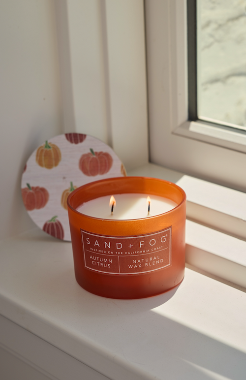 Cozy Autumn Citrus 12 oz scented candle