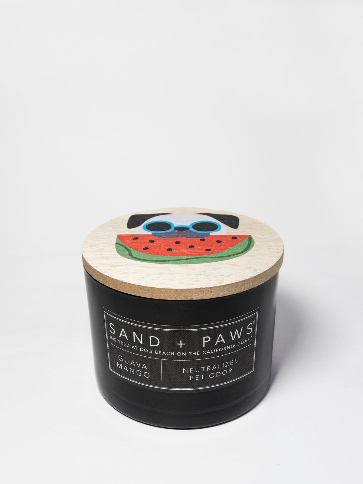 Cozy Sand + Paws Guava Mango 12 oz scented candle